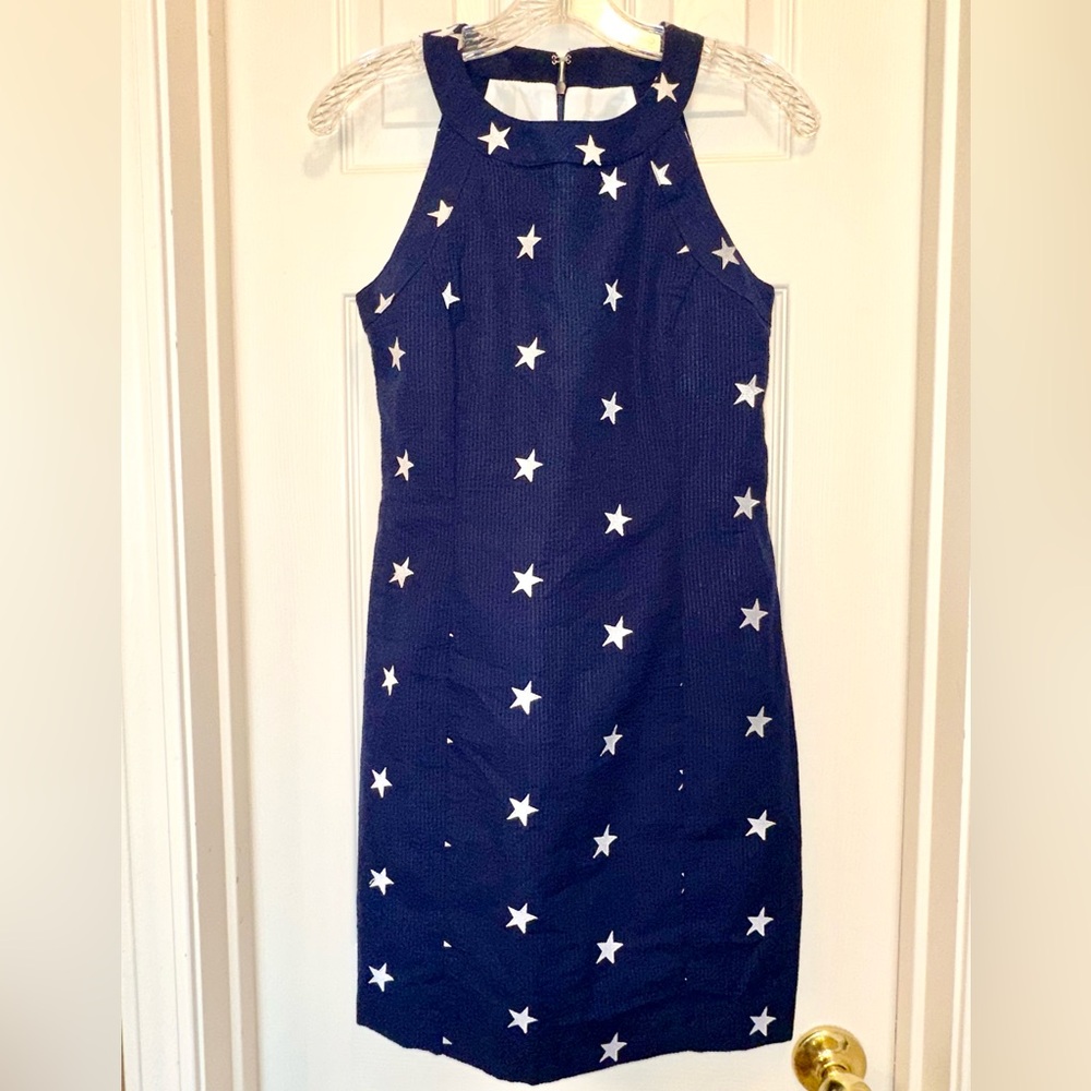 Lauren James Navy Dress with White Stars